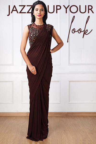 wrap in 1 min saree